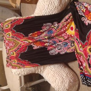 NWOT Lush Vivid Pattern, Tube Top Maxi dress
